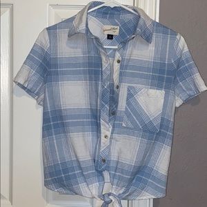 Plaid top